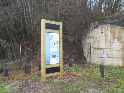 Fabrication et pose d'un panneau d'information pour le conseil Général du Haut-Rhin Img2