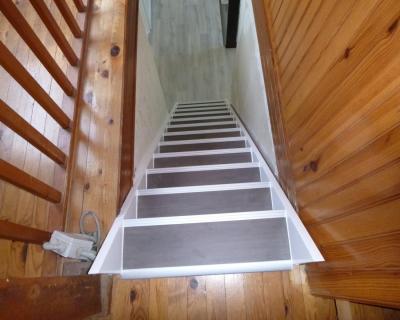 Habillage d'escalier stratifié avec nez de marche en aluminium img 02